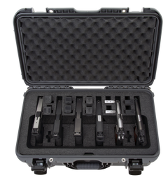 Nanuk 935 6 Up Gun Case Graphite Resin w/Wheels — view 3