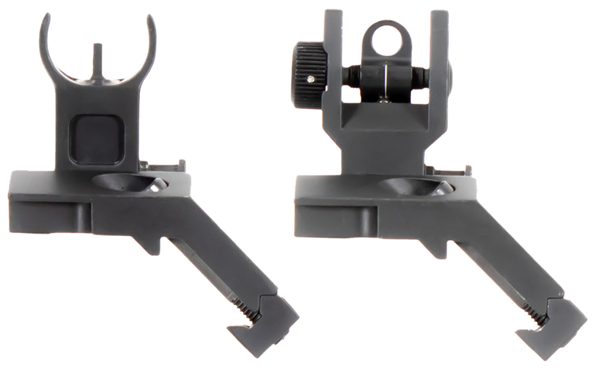 Aim Sports MT45FS AR Low Profile 45 Degree Flip-Up Sight Set - Black Anodized Aluminum — view 3