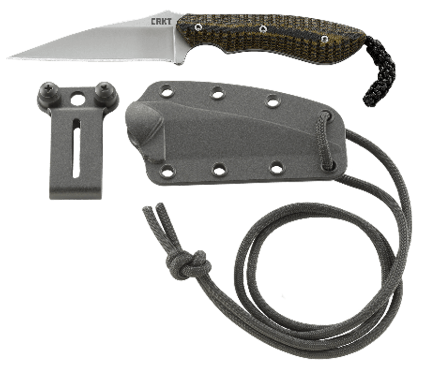 Columbia River 2388 S.P.E.W. 3" Fixed Wharncliffe Plain Edge 5Cr15MoV Black/Brown G10 Handle — view 3