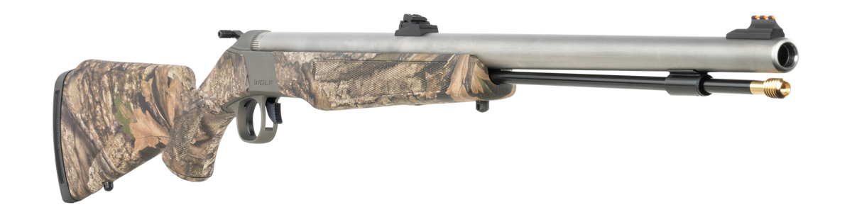 CVA Wolf 50 Cal 24" Single Shot Muzzleloader - Stainless Realtree APX — view 3