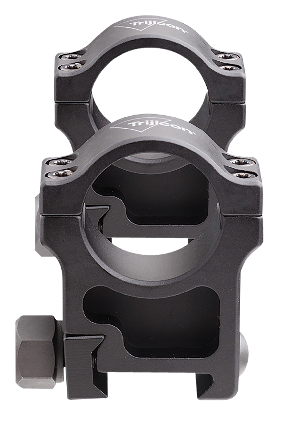Trijicon AC22006 Riflescope Rings 1in Extra High Aluminum - Black Hardcoat Anodized — view 3