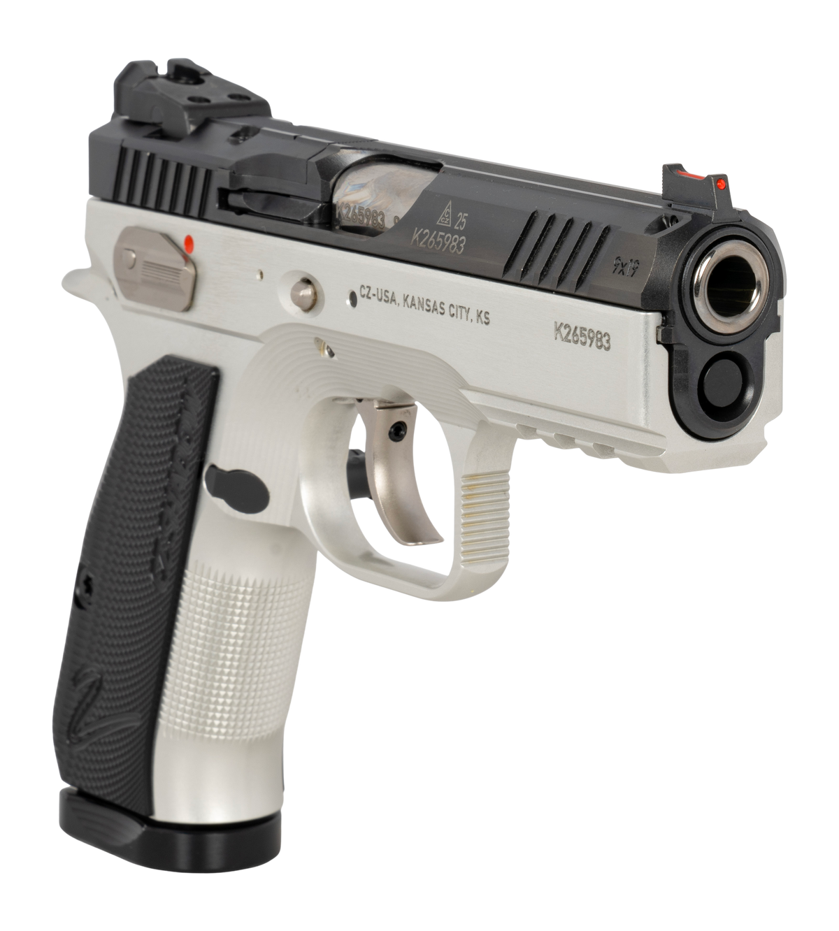 CZ Shadow 2 Compact 9mm Luger 4" 15+1 DA/SA Semi-Auto Pistol — view 3