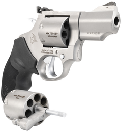 Taurus 692 357 Mag/38 Special +P/9mm 2.5" 7rd Medium Frame DA/SA Revolver - Matte Stainless — view 3