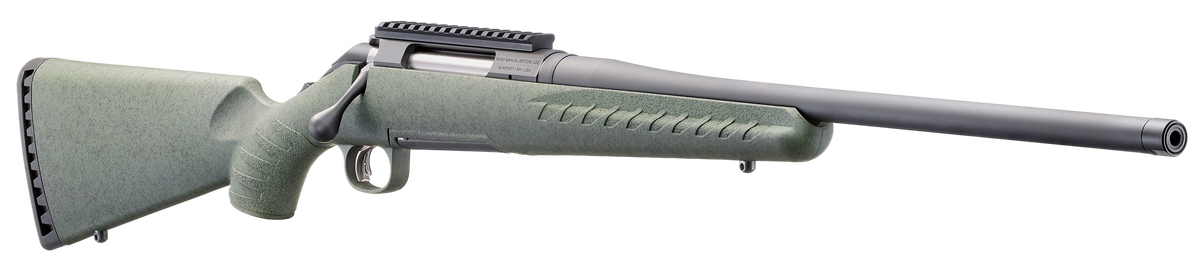 Glenfield Model A 243 Win 20" 4+1 Bolt-Action Rifle - Moss Green Splatter — view 3