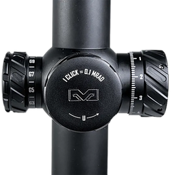 Meprolight USA MVO 1-8x28mm LPVO 34mm Tube FFP M1 MRAD Illuminated Reticle Matte Black — view 3