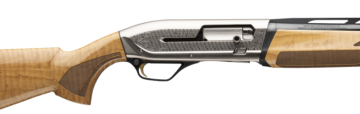 Browning Maxus II Ultimate Maple 12 Gauge 28" 3" 4-Rd Semi-Auto Shotgun — view 3