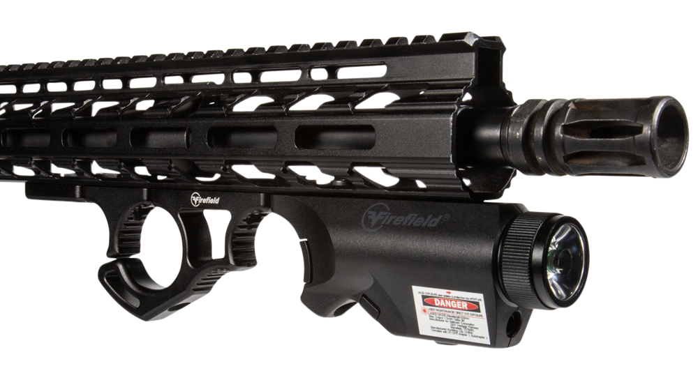 Firefield Rival XL Foregrip Flashlight Red Laser Combo Kit 75/150 Lumens LED Matte Black — view 3