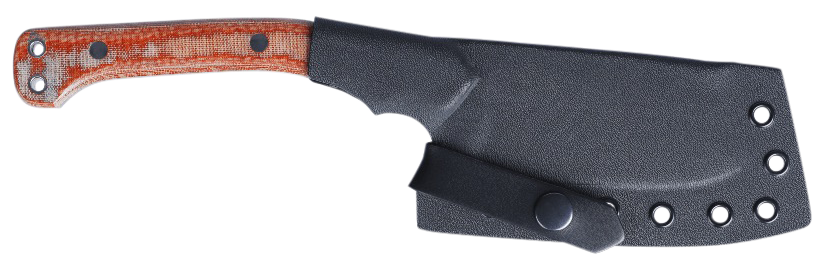 Columbia River CRKT 2014 Razel Nax 4.29" Fixed Plain Stonewashed 1075 Carbon Steel Brown Resin Fiber Handle — view 3