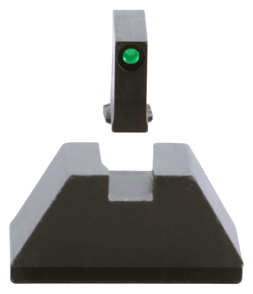 Ameriglo GL810 Optic Compatible Sight Set for Glock 2XL Tall - Green Tritium Black Outline Front / Black Rear — view 3