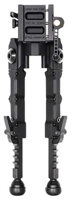 Accu-Tac BR-4 G2 Arca Spec Bipod 5.75-8.25" Black Hardcoat Anodized Aluminum Steel Feet — view 3