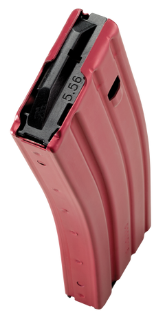DuraMag Speed AR-15 30rd .223 Rem/5.56/300 Blackout Red Aluminum Magazine w/ Black Follower — view 3