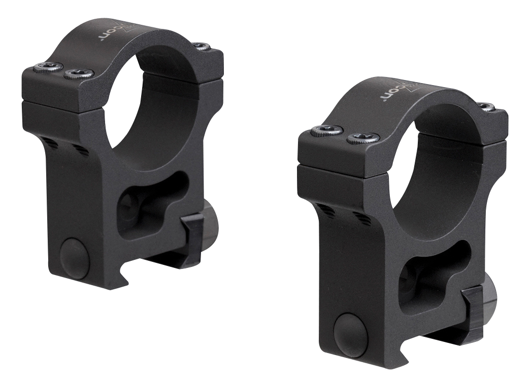 Trijicon AC22011 AccuPoint 30mm Extra High Riflescope Rings - Black Hardcoat Anodized - Pair — view 3