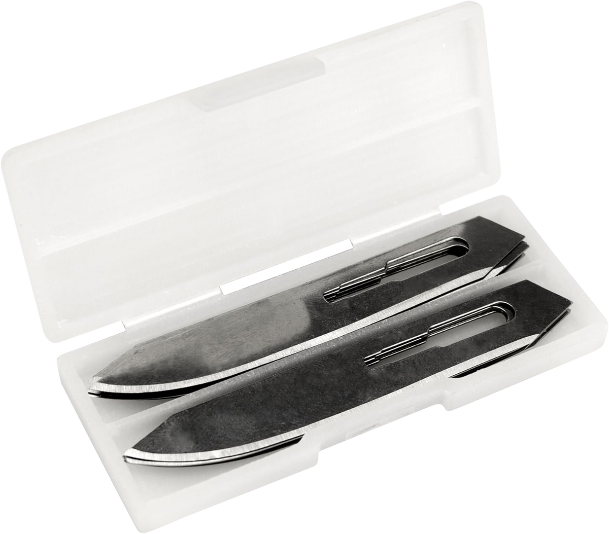 Kershaw LoneRock RBK 1890RBX Replacement Blades Drop Point 2.75" Satin 60A SS - 14 Pack — view 3