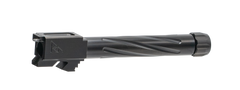 Rival Arms Precision 9mm Luger 4.49" Fluted Threaded Drop-In Barrel 416R Stainless Steel Black PVD - Glock 17 Gen3/4 — view 3