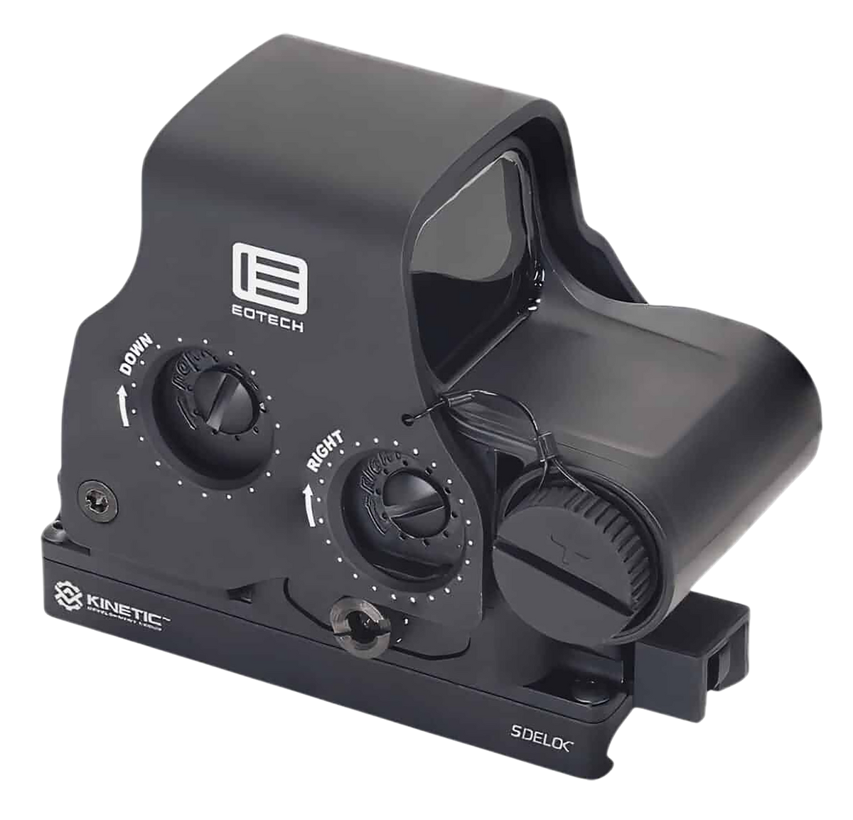 Kinetic Development Group Sidelok Universal Riser Long Black Anodized Aluminum — view 3
