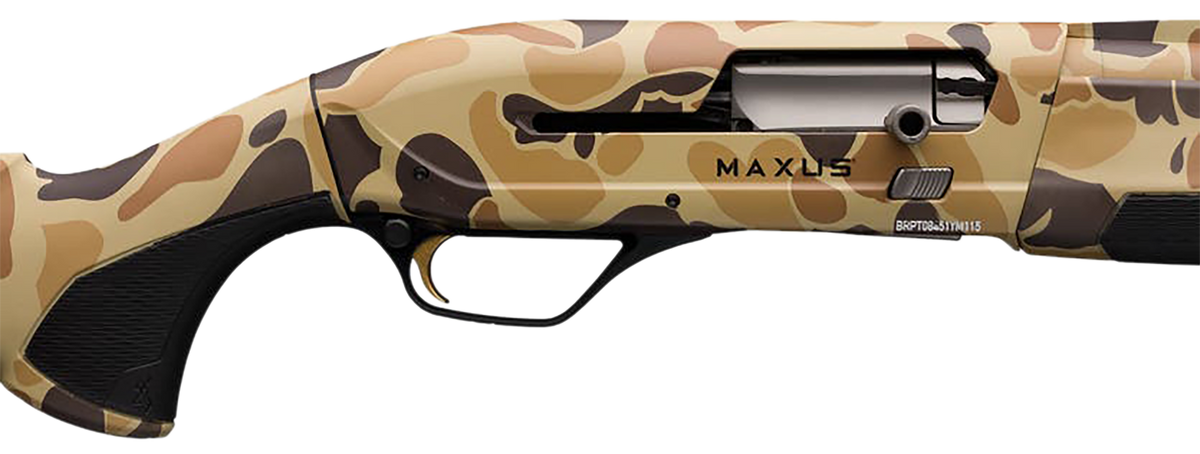 Browning Maxus II 12 Gauge 3.5" 4+1 26" Barrel Vintage Tan Camo Semi-Auto Shotgun — view 3