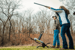 Caldwell Claymore Clay Target Thrower Gray Foot Pedal Manual Trap — view 3