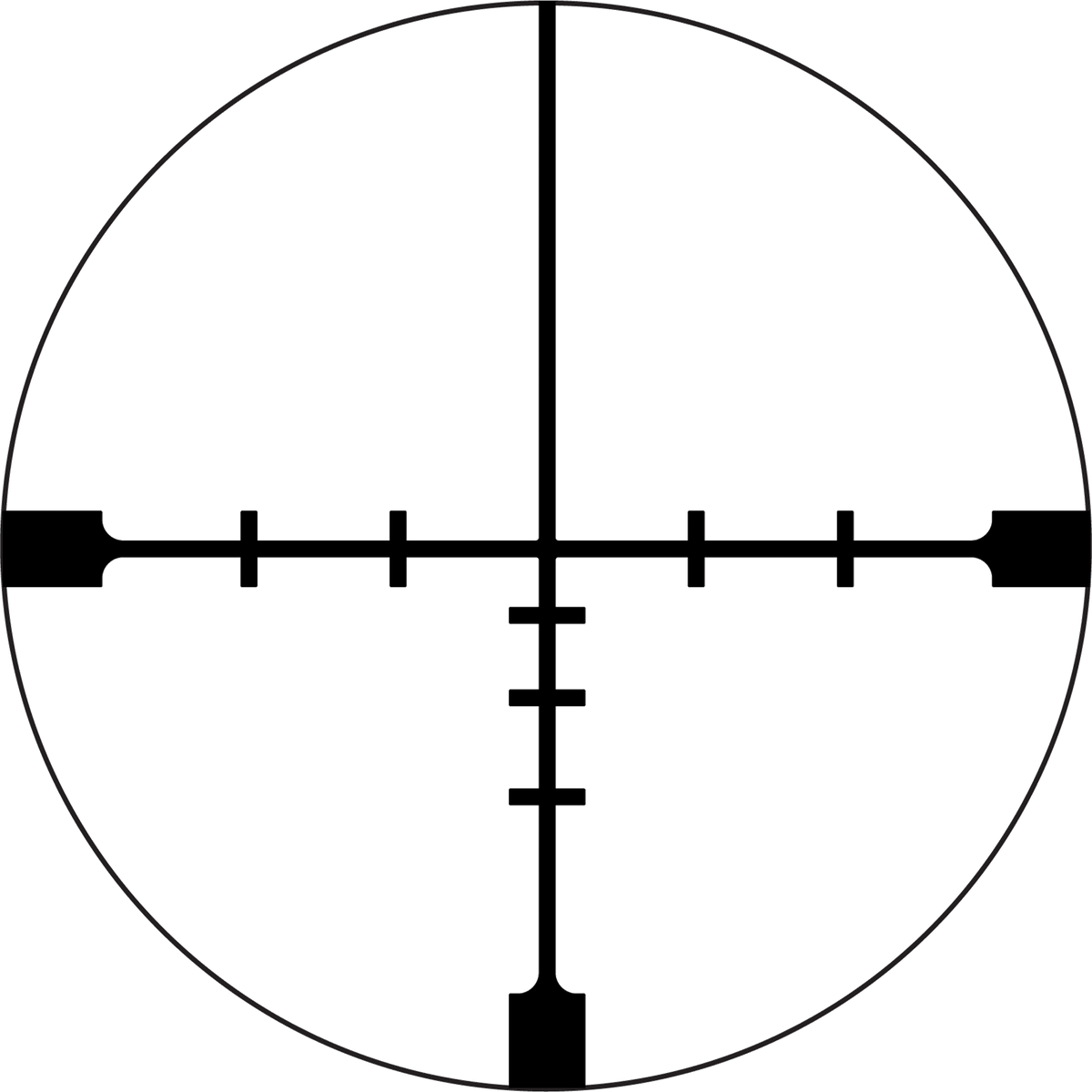 Trijicon Huron 1-6x24mm 30mm Tube BDC Hunter Holds Reticle Satin Black Riflescope — view 3
