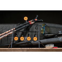 Caldwell 820585 Resetting Airgun Target AR500 Steel 1.50" Black/Orange — view 3