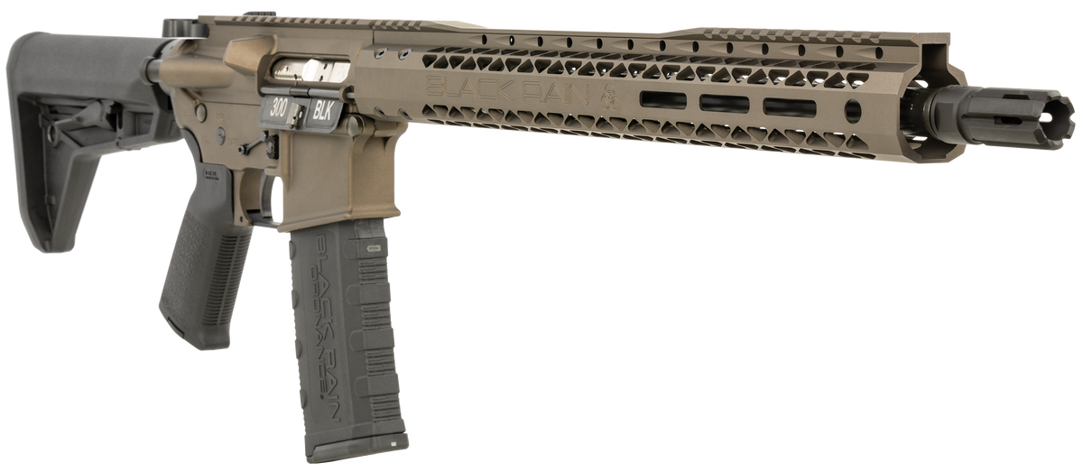Black Rain Spec 15+ SSP 300 Blackout 16" 30+1 Semi-Auto AR-15 Rifle - Midnight Bronze Cerakote — view 3