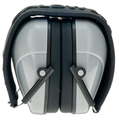 Caldwell Passive Low-Profile Earmuffs 24 dB NRR Over the Head Gray/Black — view 3