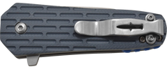 Camillus Wedge 2.25" Folding Spear Point 420 Stainless Steel Carbonitride Titanium Plain Edge Knife - Blue GFN Handle — view 3