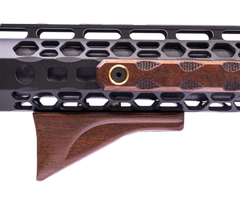 WOOX Angled Grip M-LOK American Walnut Foregrip — view 3