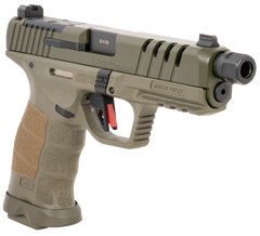 SAR USA SAR9 SOCOM 9mm Luger 5.2" 17+1 Semi-Auto Pistol - OD Green — view 3