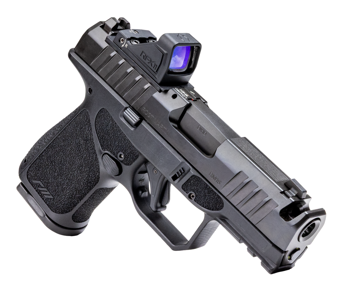 Rost Martin RM1S Comp Bundle 9mm Luger 3.6" 10+1 Striker-Fired Pistol - CA Compliant - Black — view 3