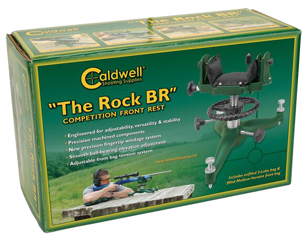 Caldwell Rock BR Shooting Rest - 3-Lobe Bag & Medium Varmint Front Bag Combo — view 3