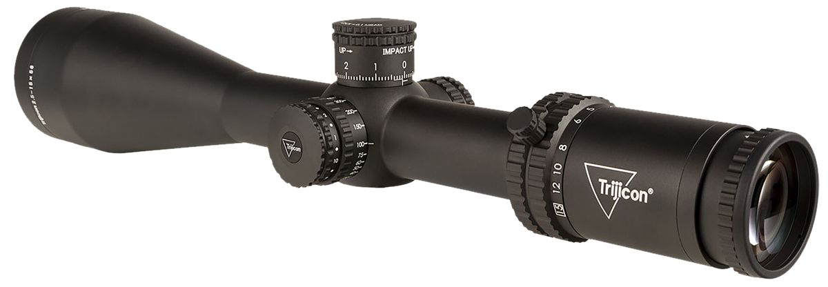 Trijicon Credo 2.5-15x56mm 30mm Tube LED Illuminated Red MRAD Center Dot Riflescope - Matte Black — view 3