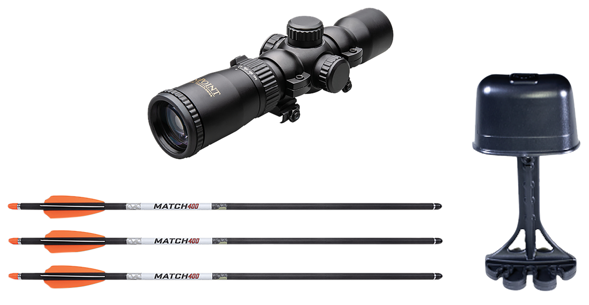 TenPoint Wicked Ridge Fury 410 De-Cock 29" 200 lb 410 FPS Crossbow w/ RangeMaster 100 Scope — view 3