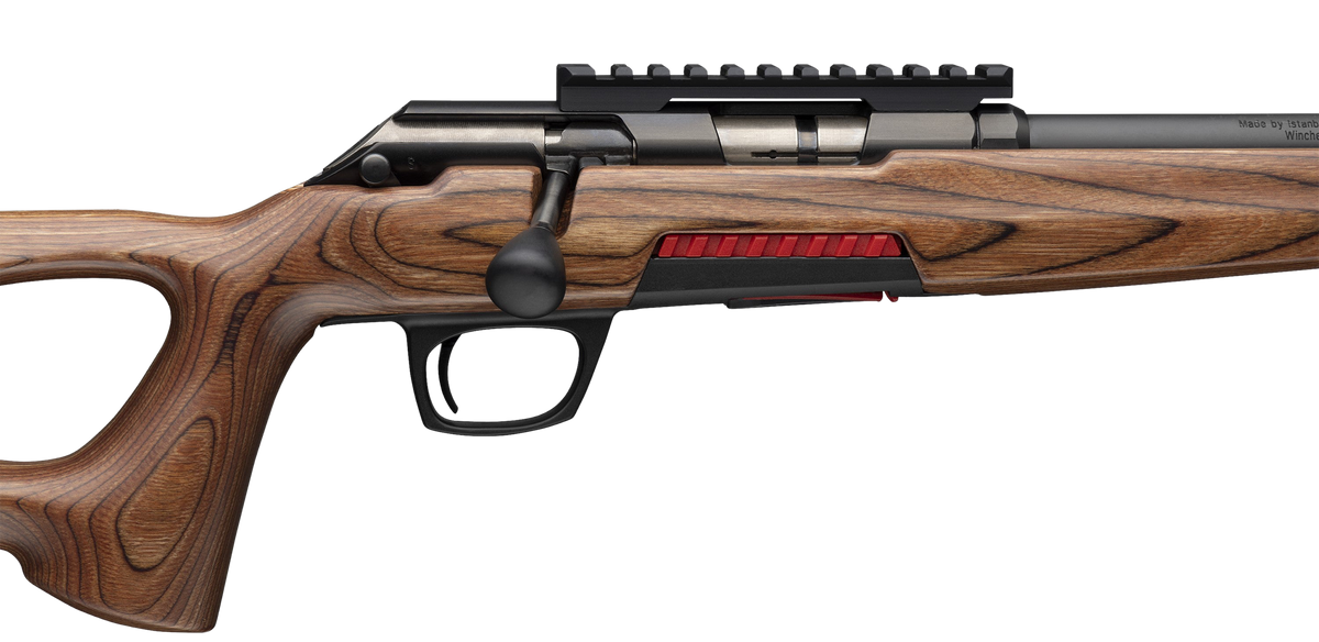 Winchester Xpert Target 22 LR 18" 10+1 Bolt Action Rifle - Brown Thumbhole Laminate Stock — view 3