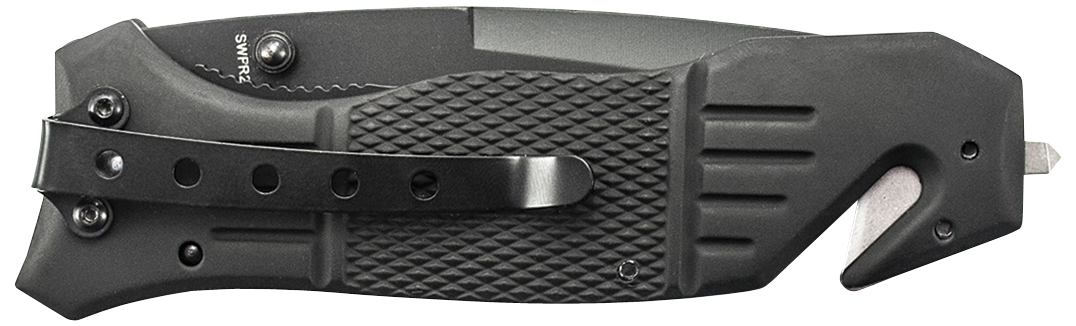 Smith & Wesson Knives Extreme Ops 3.30" Tanto Part Serrated Folding Knife — view 3