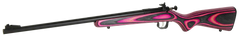 Crickett KSA2225 Youth 22 LR 16.12" 1-Rd Bolt Action Rifle - Pink/Black Laminate Stock — view 3