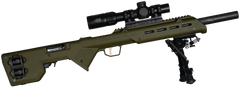 Desert Tech TREK-22 Fixed Bullpup Rifle Chassis OD Green Synthetic - Fits Ruger 10/22 26.75" OAL — view 3