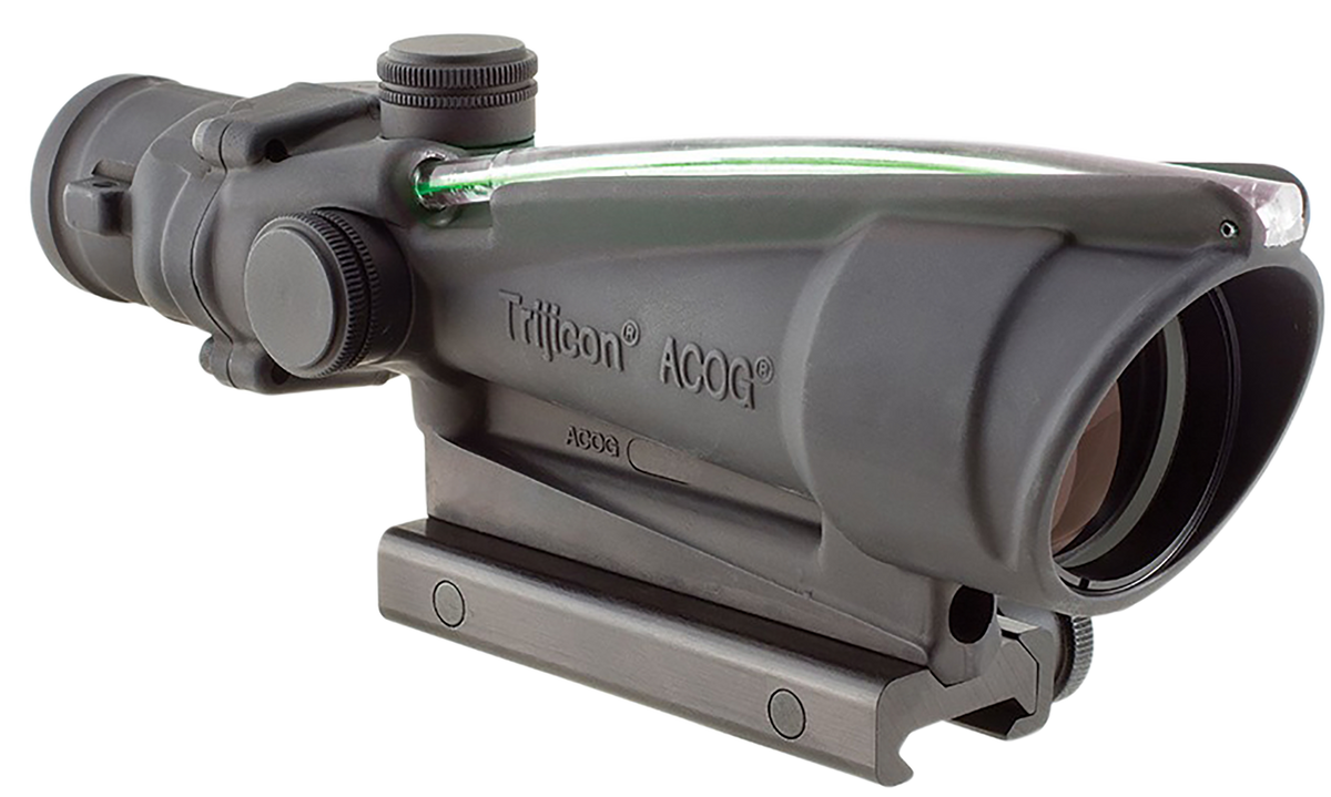 Trijicon 100156 ACOG 3.5x35mm Green Horseshoe .223/5.56 BDC Riflescope - Black Hardcoat Anodized — view 3