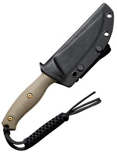Civivi Knives Stormridge 3.92" Fixed Straight Back Plain Nitro-V Steel - Desert Tan Stonewashed Tan G10 Handle — view 3