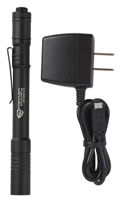 Streamlight 66133 Stylus Pro USB PenLight Black Anodized 90/350 Lumens White LED — view 3