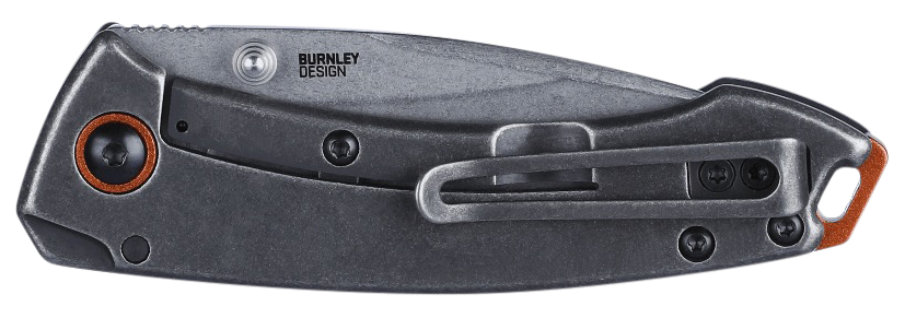 Columbia River 2522 Tuna Compact 2.73" Folding Drop Point Plain Stonewashed 8Cr13MoV Black G10/SS Handle — view 3