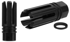 TacFire MZ1005N 6 Prong Flash Hider 5.56x45mm NATO AR-15 1/2x28 Black Nitride Steel — view 3