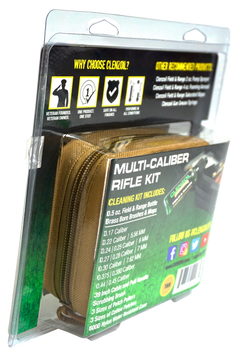 Clenzoil 2830 Field & Range Multi-Caliber Rifle Cleaning Kit 21-Piece Tan — view 3