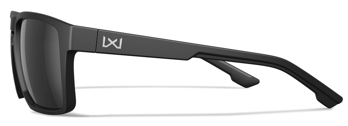 Wiley X Founder CAPTIVATE Black Mirror Lens Matte Black Frame — view 3