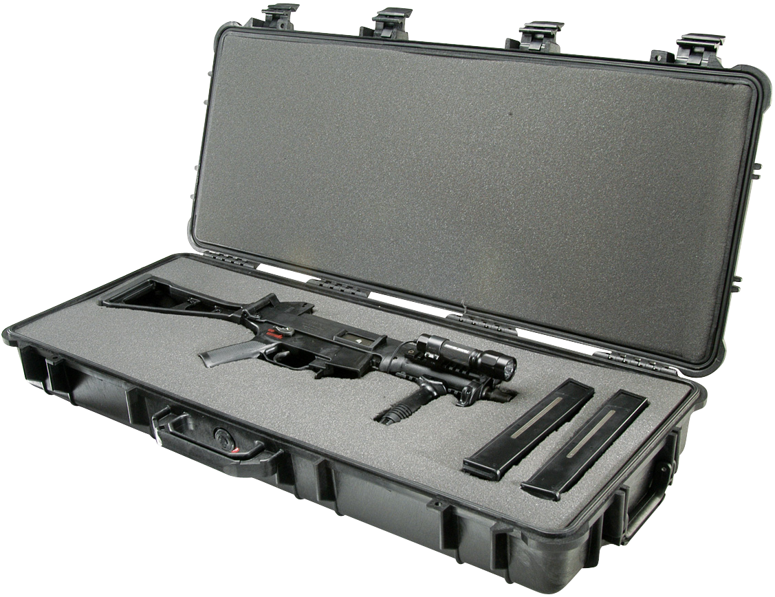 Pelican 1700 Protector Long Rifle Case 35.76" Black Polypropylene — view 3