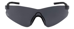 Radians DUY11020C Youth Safety Glasses Smoke Gray Lens Black Half Frame — view 3
