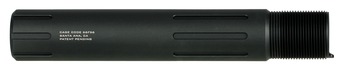 Strike Industries Slick AR Pistol Receiver Extension Tube 7075-T6 Aluminum Black Anodized — view 3