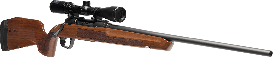 Savage Axis 2 XP Combo 400 Legend 20" 4+1 Bolt Action Rifle w/ 3-9x40mm Scope - Hardwood Stock - Right Hand — view 3