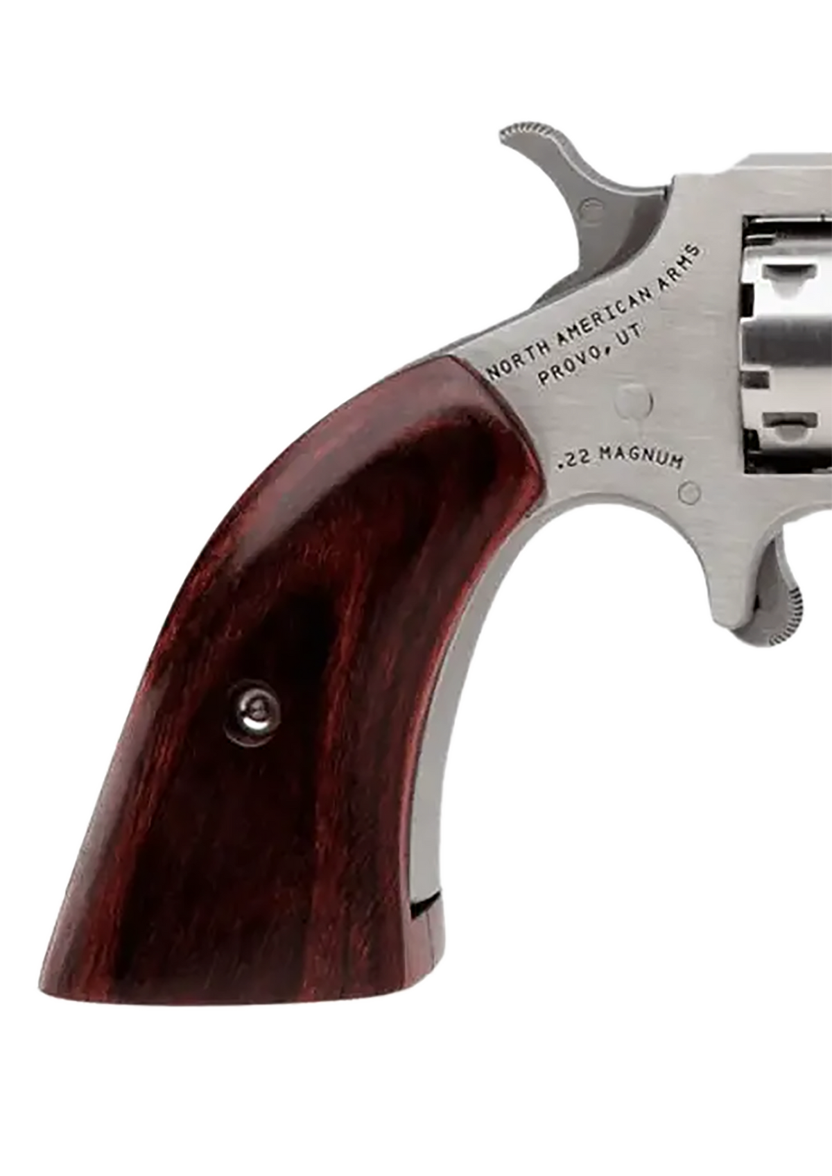 North American Arms 1860 Sheriff 22 WMR 5-Shot 2.5" SAO Stainless Mini-Revolver — view 3