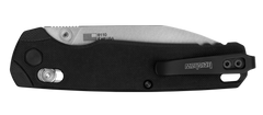 Kershaw Bel Air XL 3.4" Folding Reverse Tanto Plain Stonewashed CPM MagnaCut - Black G10 — view 3