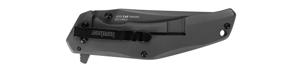 Kershaw DuoJet 8300 3.25" Folding Clip Point Plain 8Cr13MoV Gray TiCN Stainless Steel — view 3